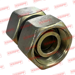Preview: 92727 Kempf Doppelverbinder, gerade  400 bar